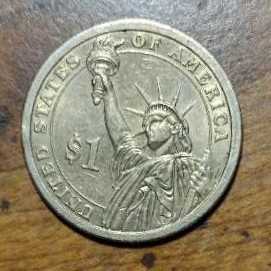 (C#-15) 2007 D 1 Dollar James Madison Golden Coin  coin collectible - Main Image 2