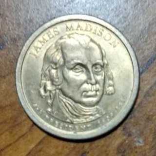(C#-15) 2007 D 1 Dollar James Madison Golden Coin  coin collectible - Main Image 3