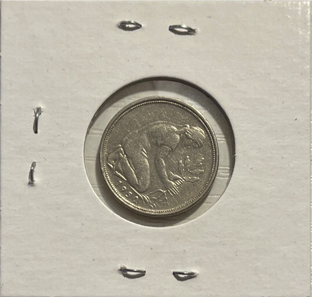 German 1950 G 50 Pfennig (Mom’s Collection)  coin collectible - Main Image 2