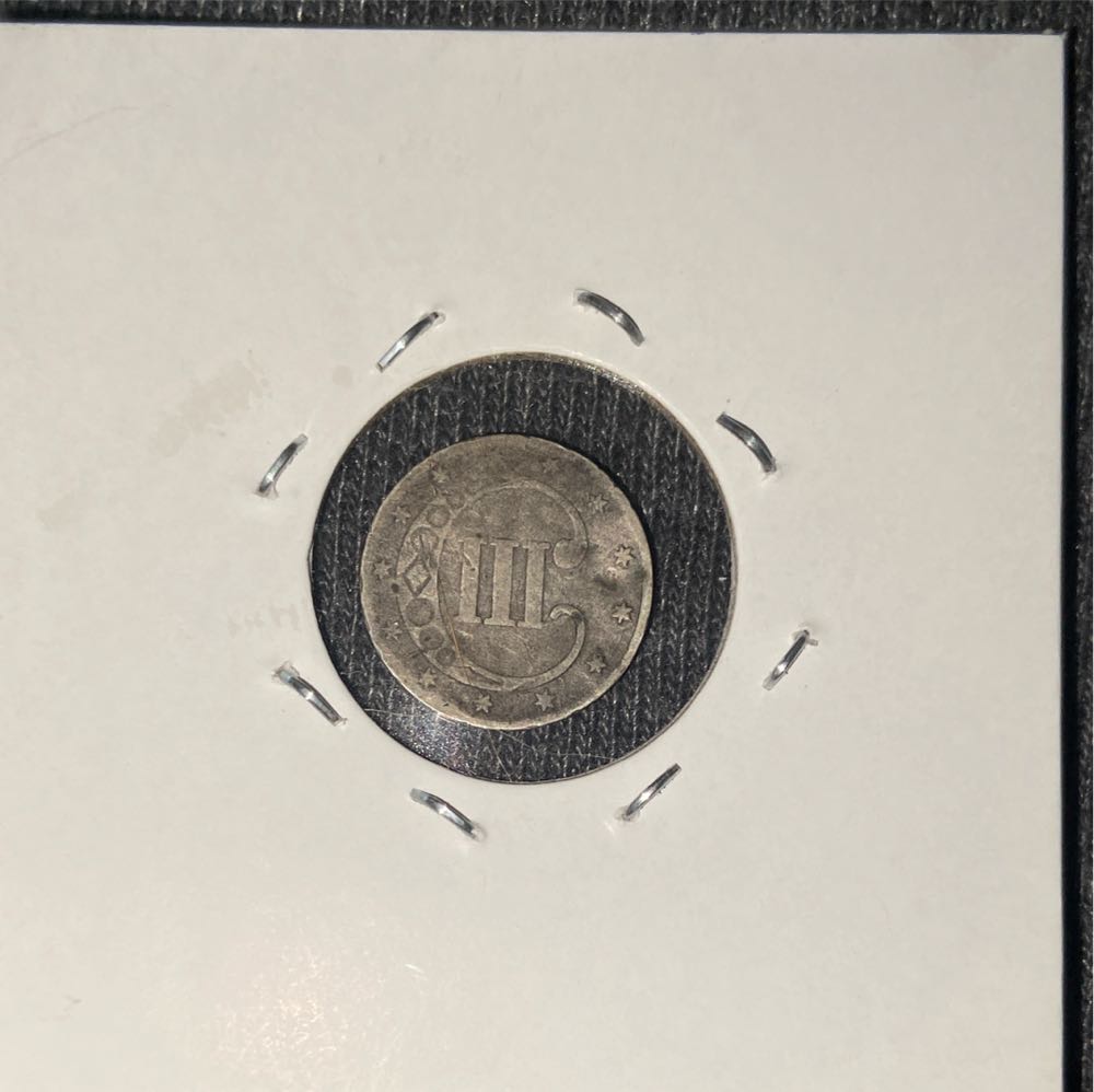 Star Three Cent Piece 1853  coin collectible - Main Image 2