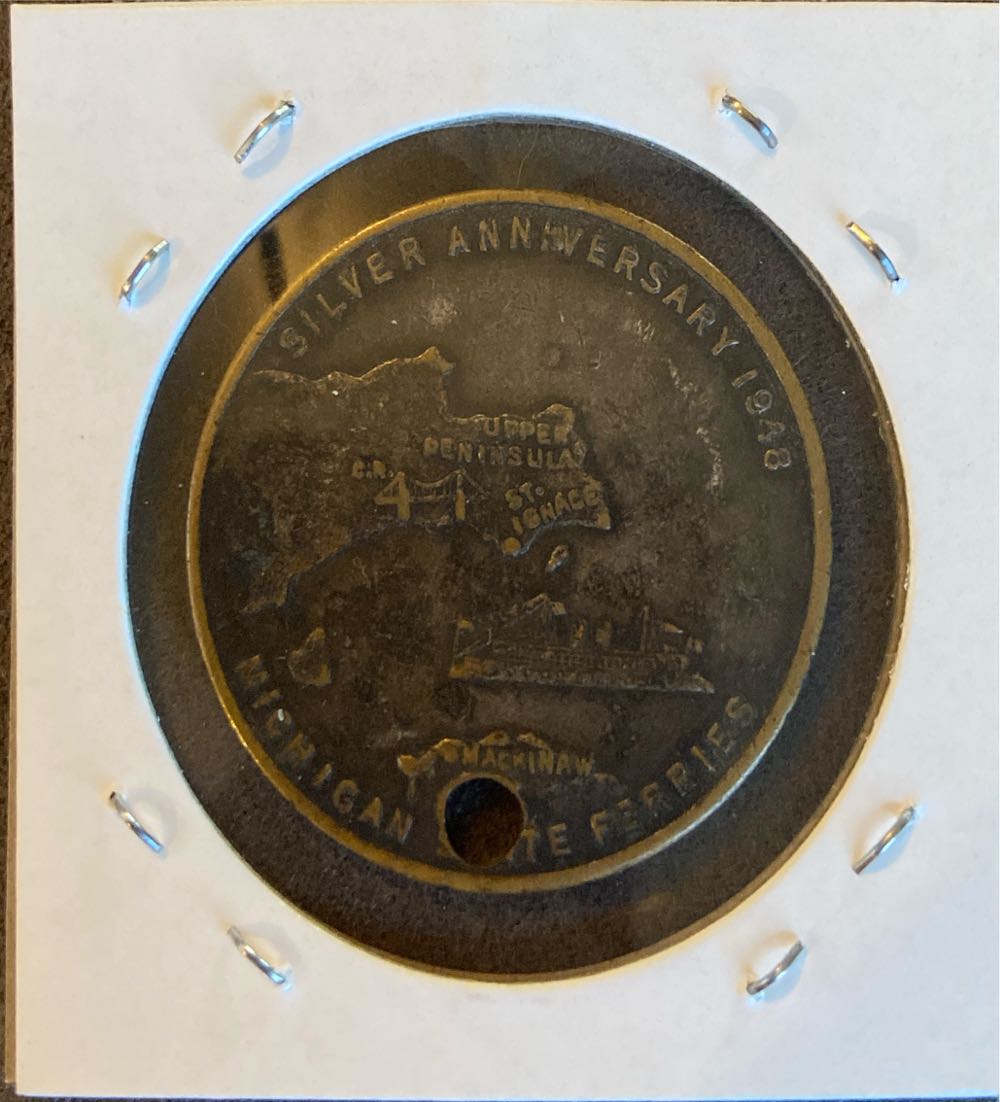 St. Ignace 25 Cent Trade Token 1948  coin collectible - Main Image 2