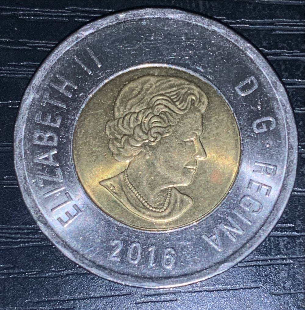 2 Dollars - Elizabeth II (Polar bear, with security features)  coin collectible - Main Image 2