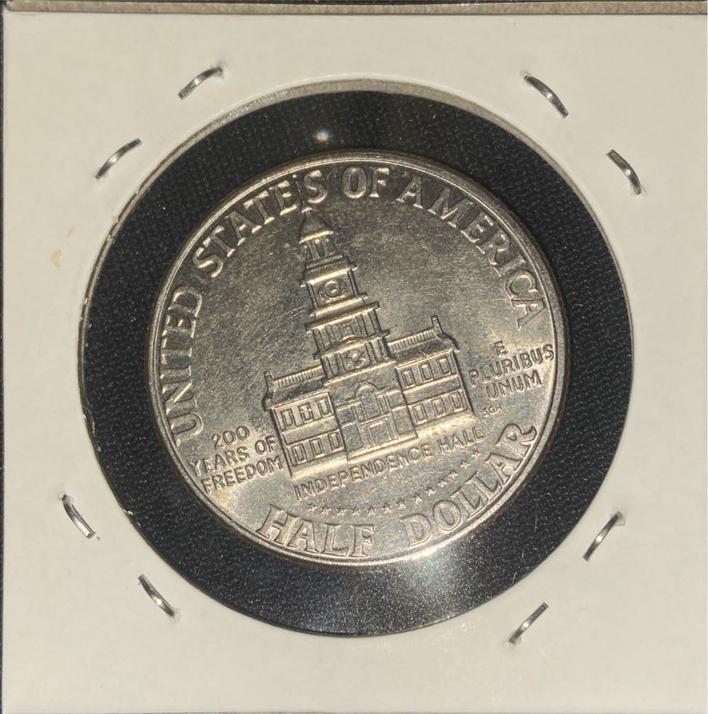 1776-1976 D Kennedy Half Dollar Bicentennial ROLL  coin collectible - Main Image 2