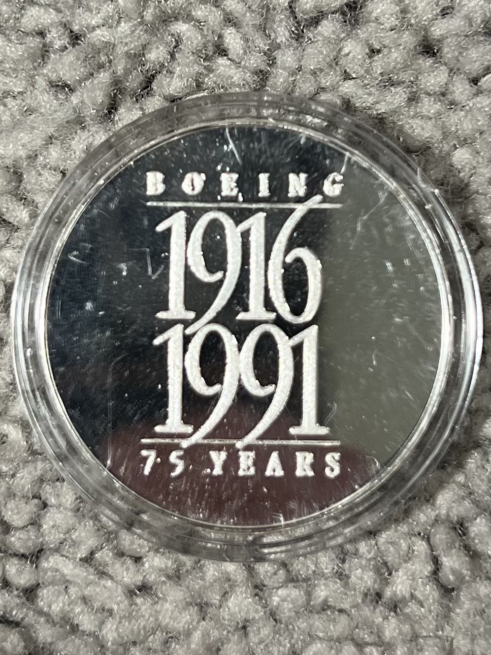 Boeing 75th Anniversary Coin  coin collectible - Main Image 2