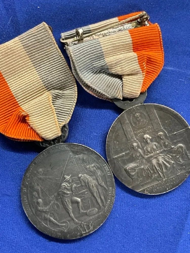Hudson Fulton Celebration Medal  coin collectible - Main Image 2