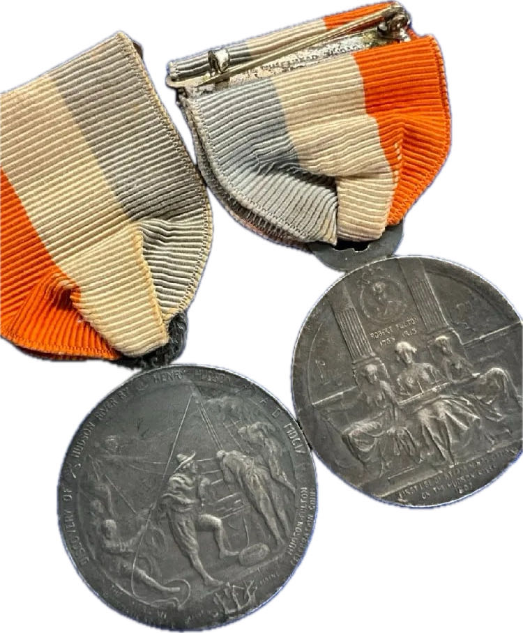 Hudson Fulton Celebration Medal  coin collectible - Main Image 2