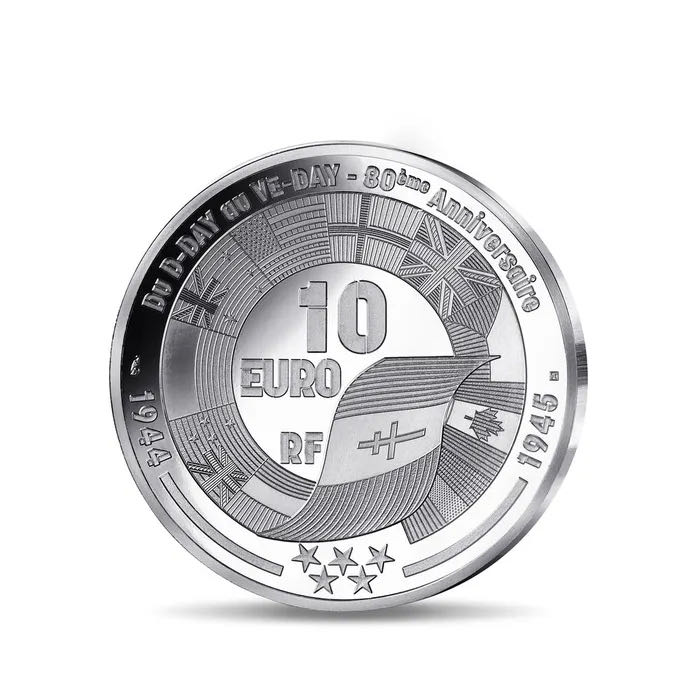 80th Anniversary D Day Monnaie De Paris 10€ Pegasus Bridge  coin collectible - Main Image 2