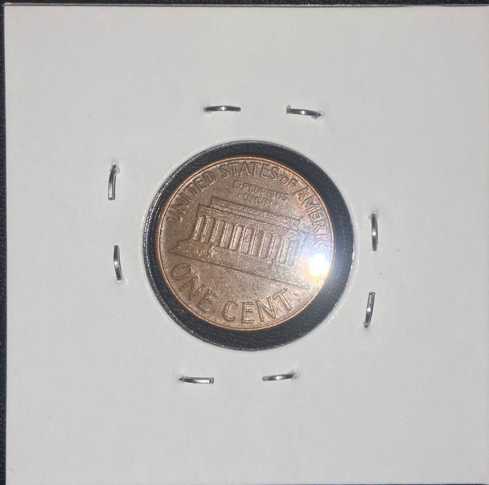 Lincoln Memorial Error Filled 4 1964 D  coin collectible - Main Image 2