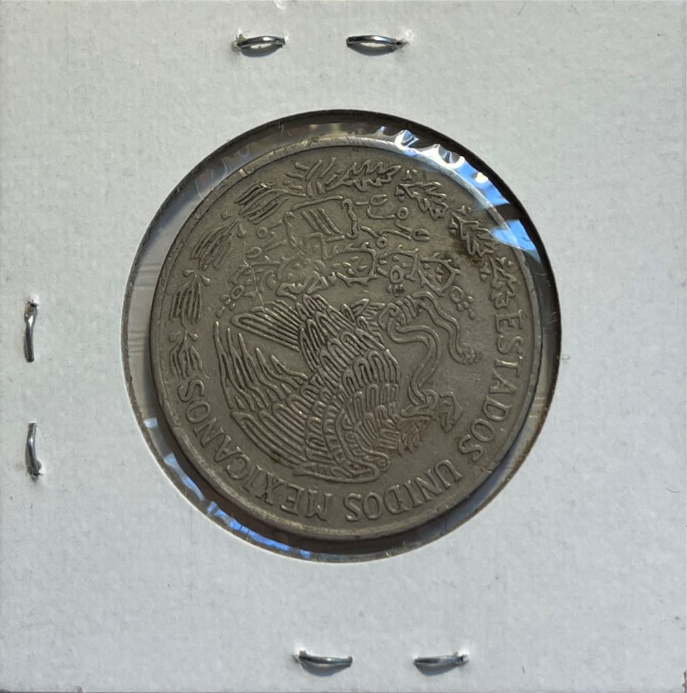Mexican 1971 Mo 1 (Un) Peso (Mom’s Collection)  coin collectible - Main Image 2