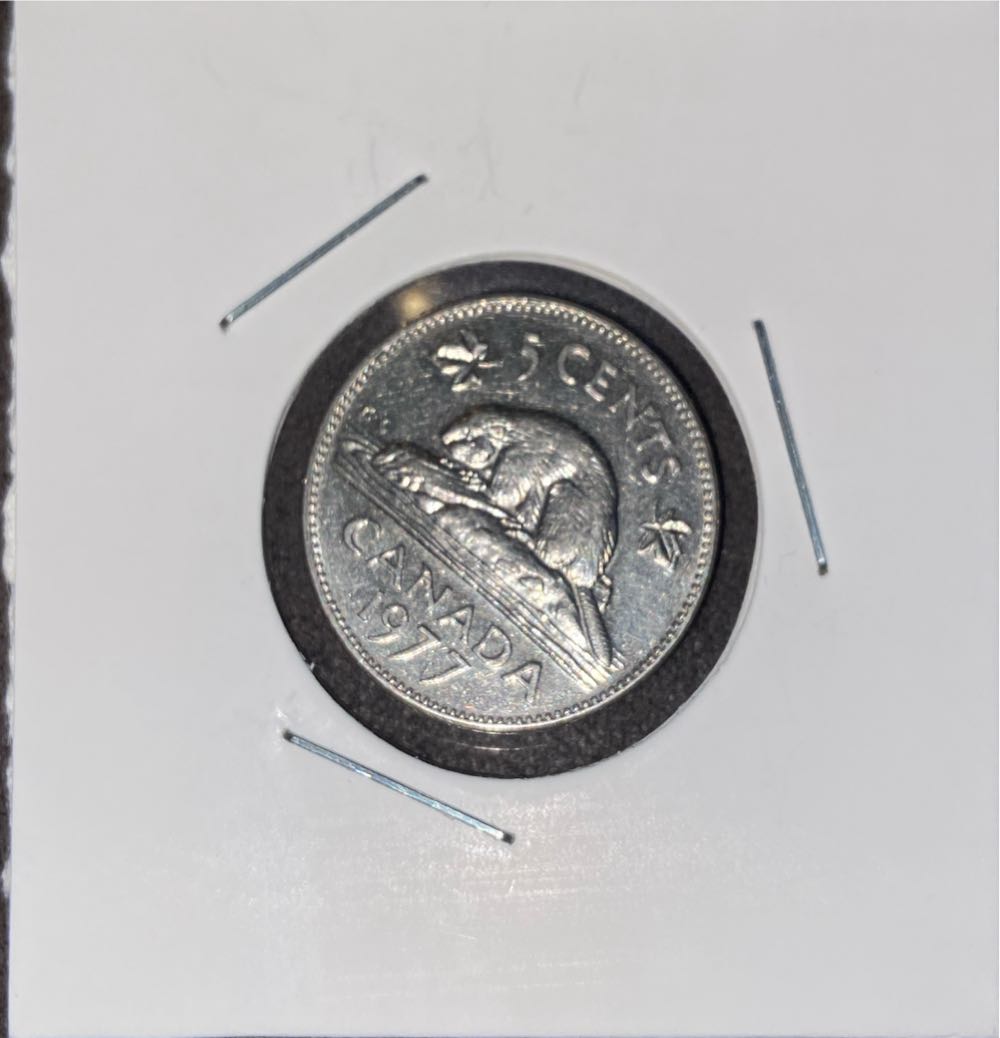 Canadian Nickel 1977   coin collectible - Main Image 2