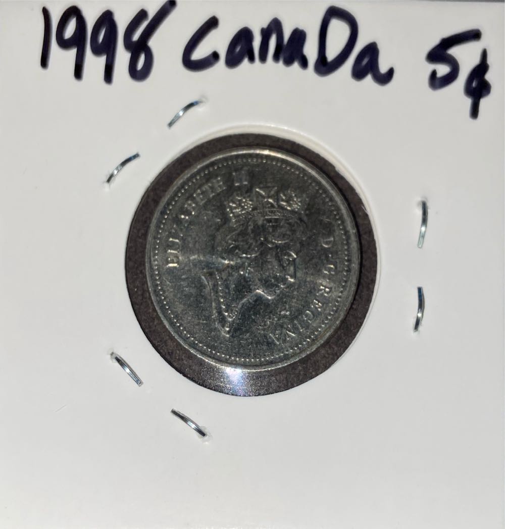 Canadian Nickel 1998  coin collectible - Main Image 2