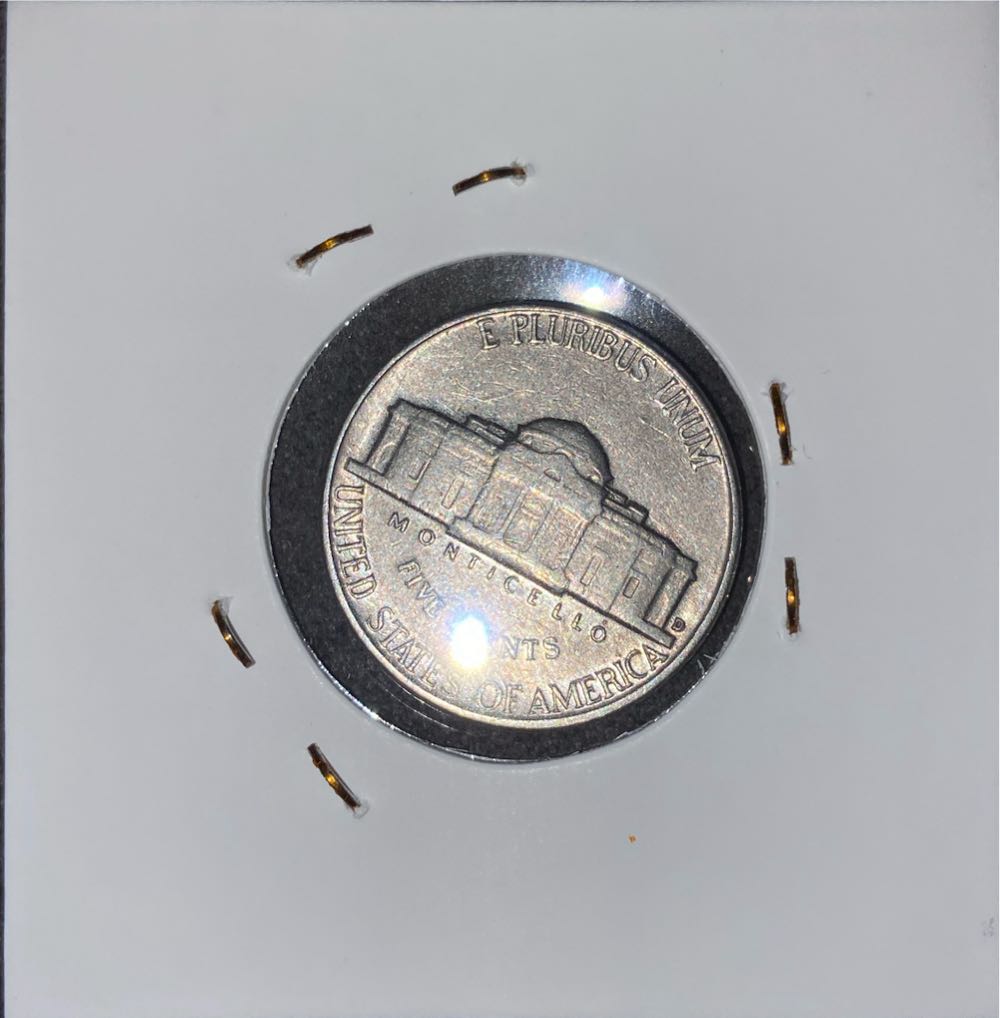 Jefferson Nickel 1958 D  coin collectible - Main Image 2