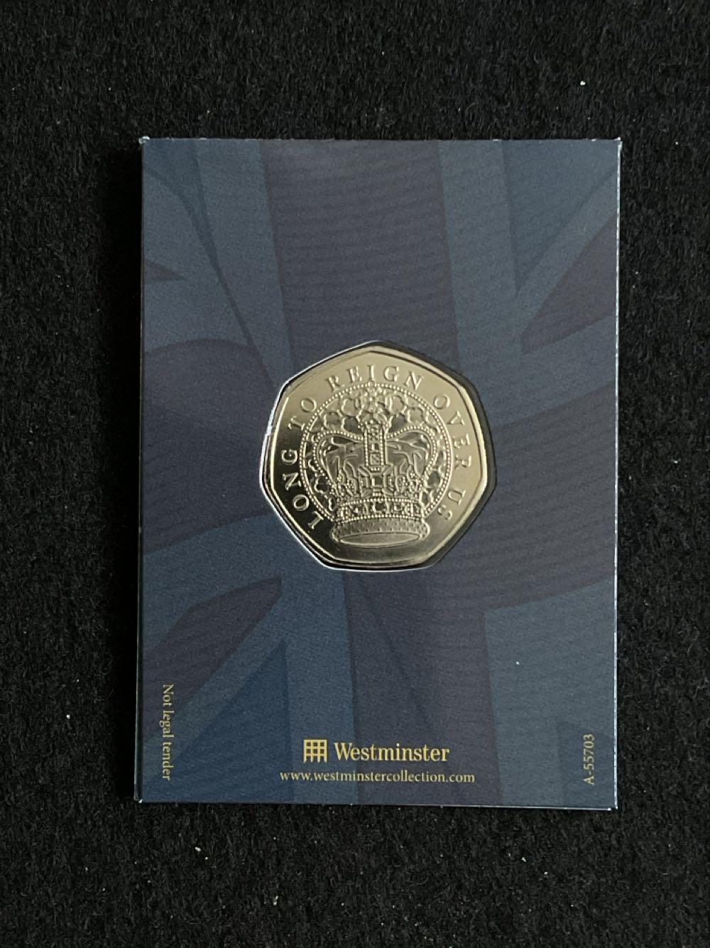 The King At Parliament Medal  coin collectible - Main Image 2