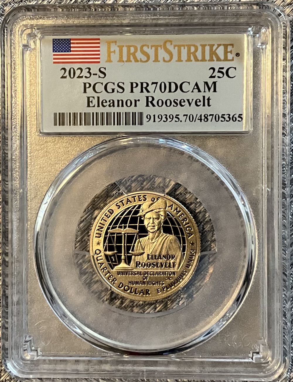 1980 COSA 73297  Gold 24KT Plated Kennedy Half Dollar CSOA Certification~Uncirculated. Collector’s Society of America