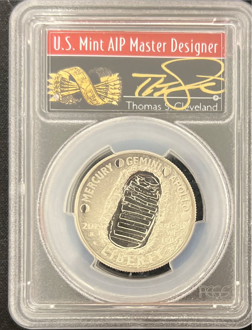 Apollo 11 50th Anniversary Half Dollar - 2019S  coin collectible - Main Image 2