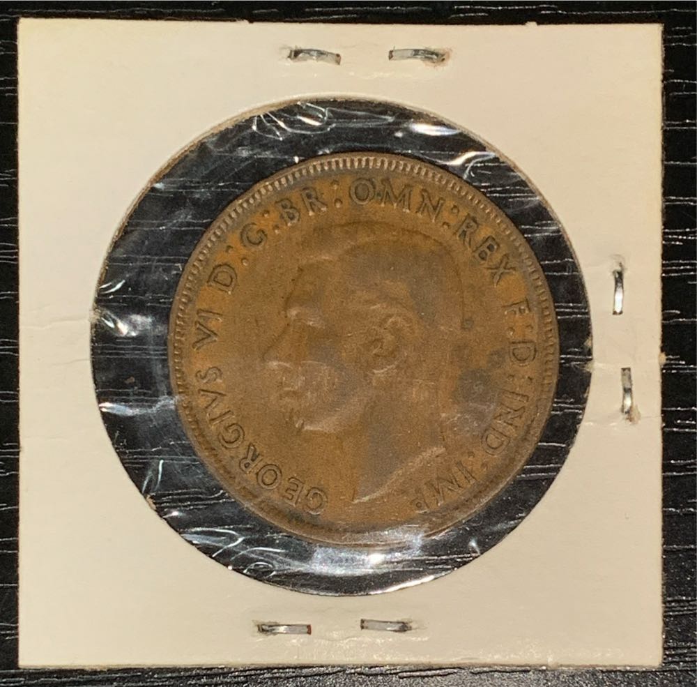 1 Penny - George VI (Short Denticles)  coin collectible - Main Image 2