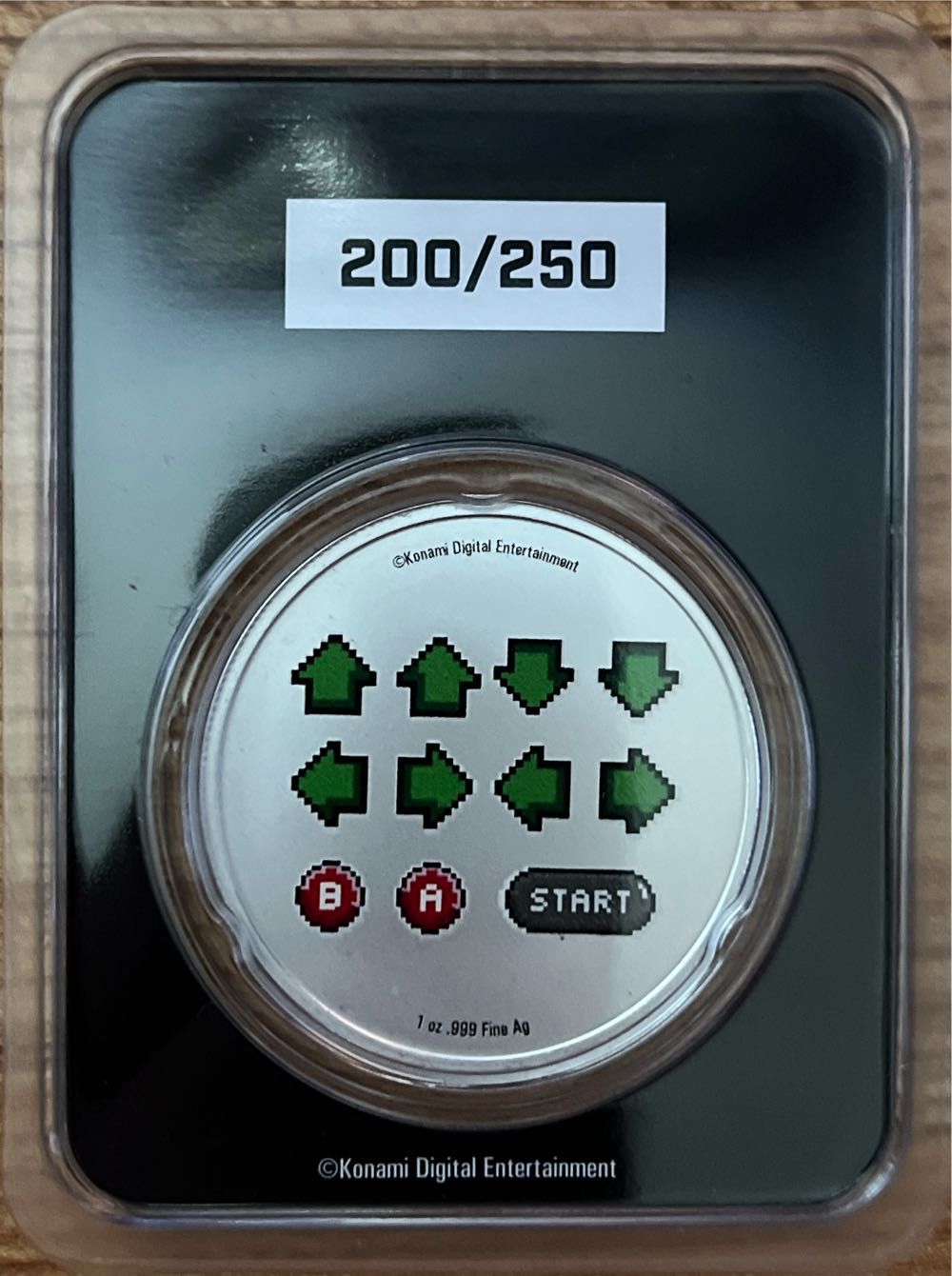 Contra Colorized Round  coin collectible - Main Image 2