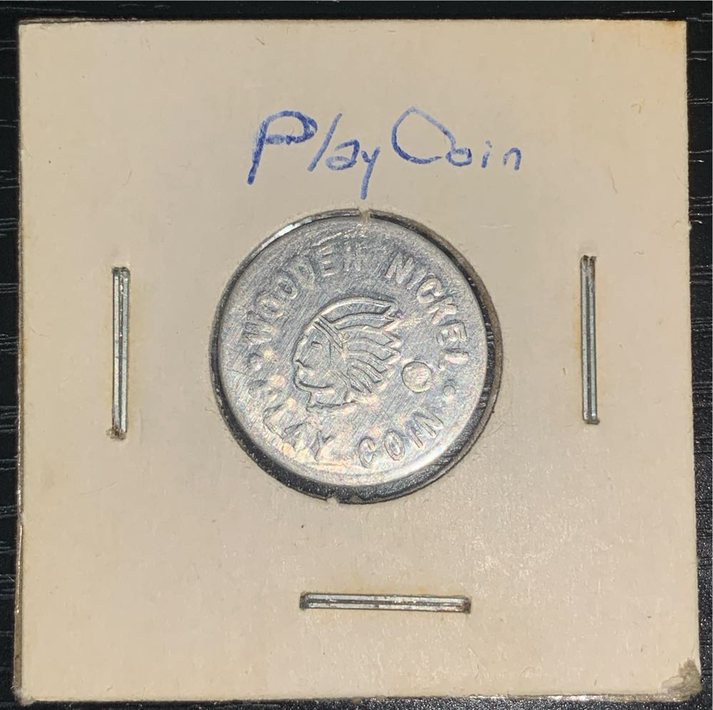 5 Cents - Wooden Nickel Play Coin  coin collectible - Main Image 2