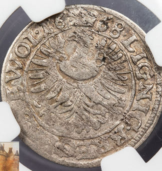 Silesia-Liegnitz-Brieg Christian 1668-CB 3 Kreuzer  coin collectible - Main Image 2