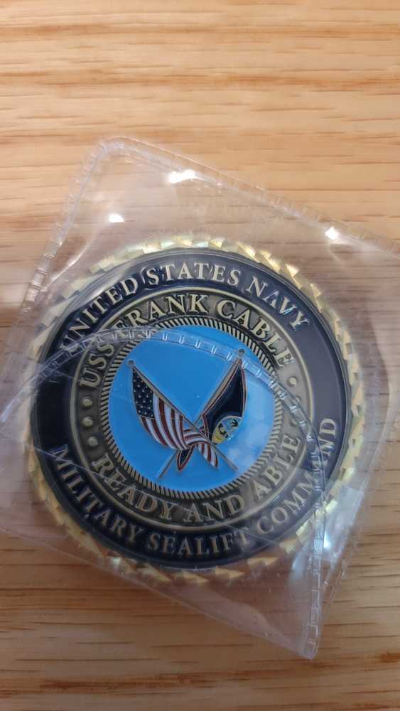 USS FRANK CABLE (AS 40)  coin collectible - Main Image 2