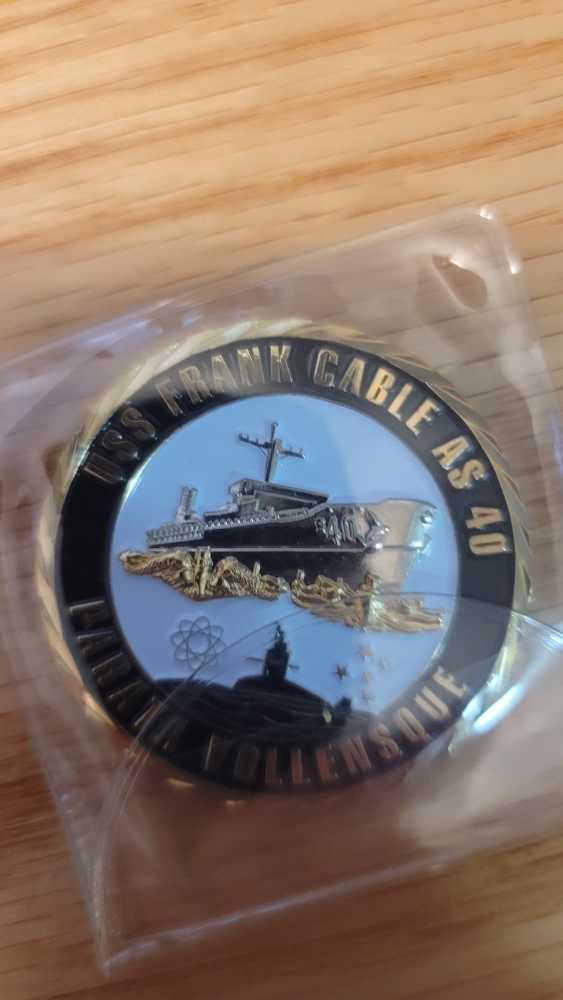 USS FRANK CABLE CO COIN  coin collectible - Main Image 2