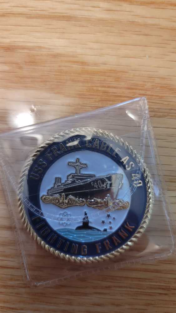 USS FRANK CABLE CO COIN  coin collectible - Main Image 2