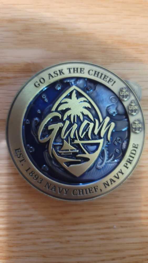 USS EMORY S LAND (AS 39) CPOA Coin  coin collectible - Main Image 2