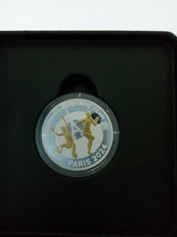 Australian Paralympic Team $5 Silver Proof  coin collectible [Barcode 9314688115521] - Main Image 2