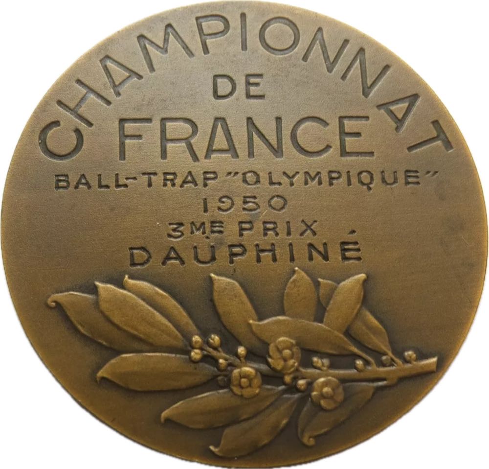 Federal Union of Hunting Weapon Shooting Societies Medal  coin collectible - Main Image 2