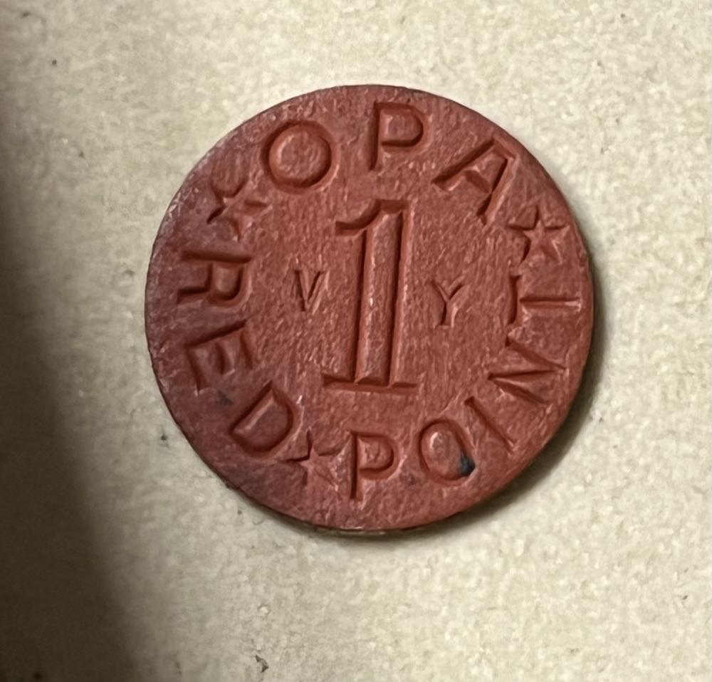 Opa Red Point Vy  coin collectible - Main Image 1