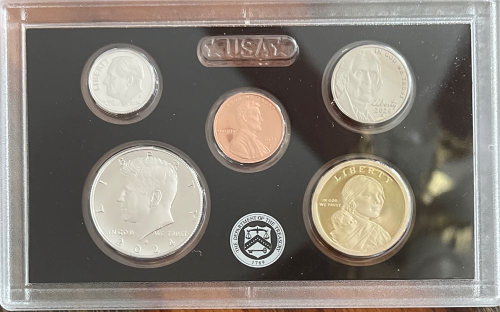 2024 U.S. Mint Silver Proof Set 2024  coin collectible [Barcode 704786560139] - Main Image 2