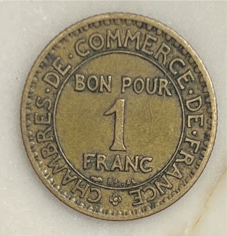France 1 Franc  coin collectible - Main Image 2