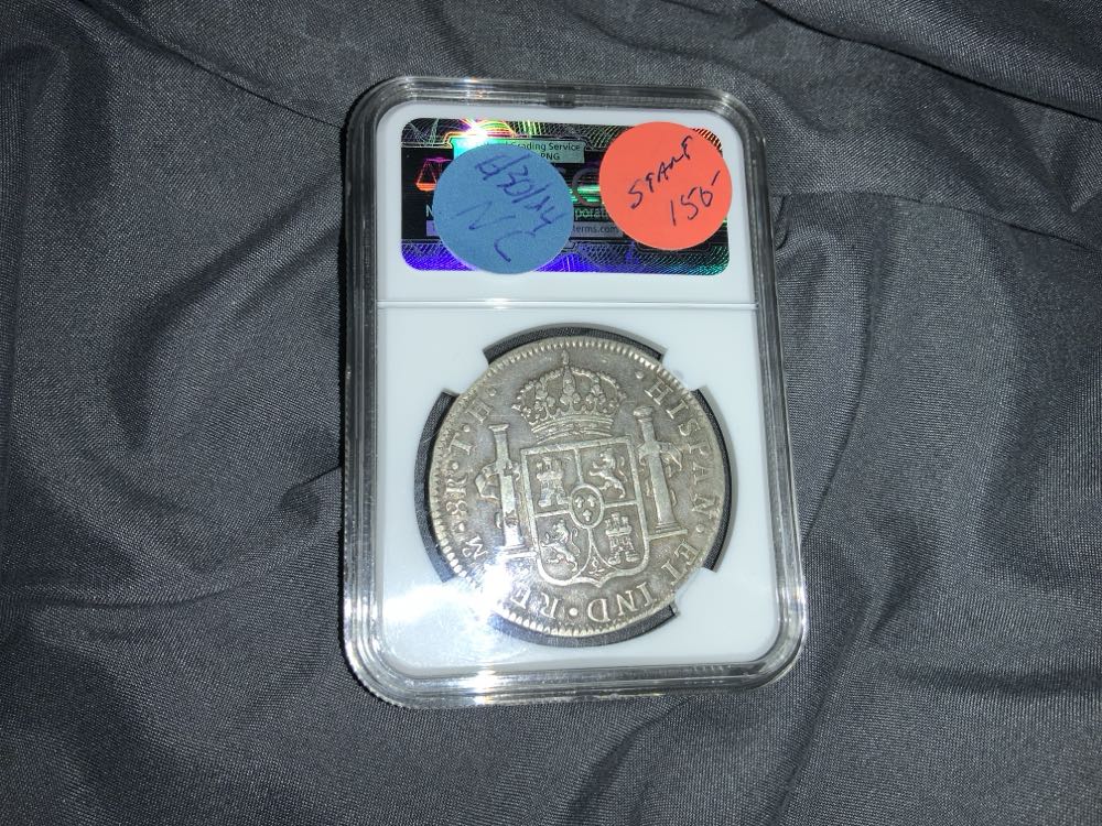 1805MO TH Mexico 8R Wide Date Chop Marked  coin collectible - Main Image 2