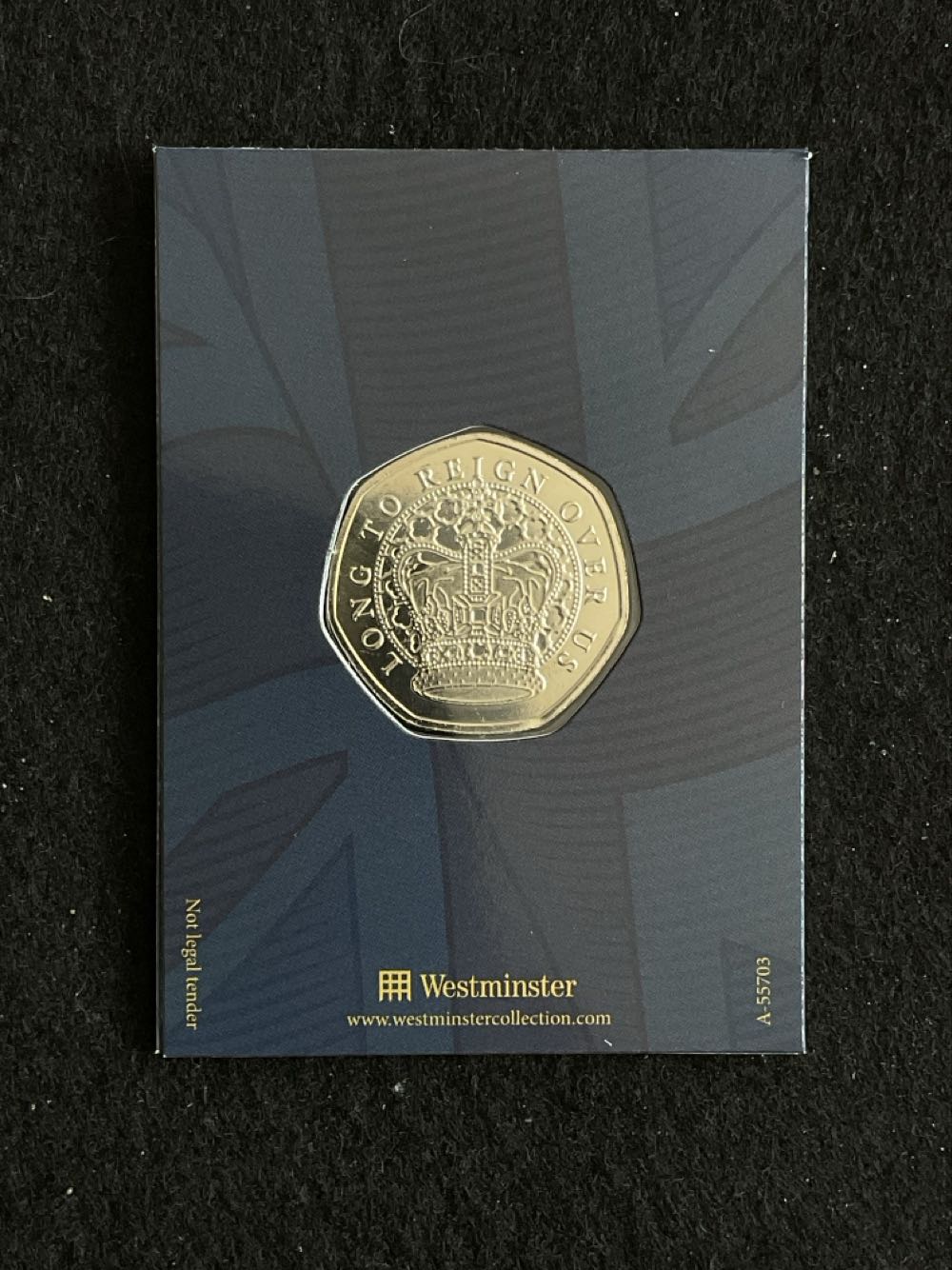 King’s First Garter Day Medal  coin collectible - Main Image 2