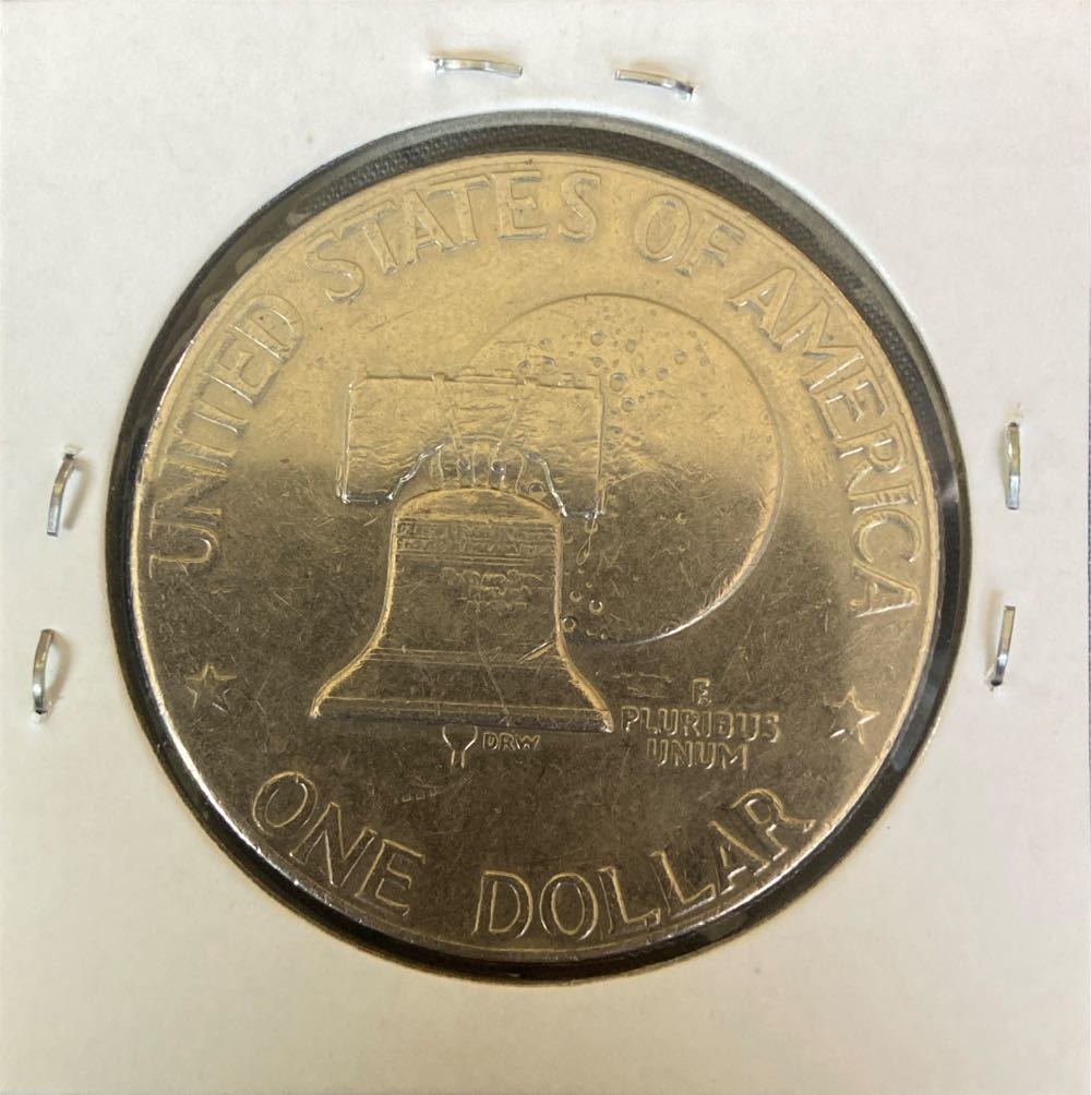 Ike Nickel Cooper 1 Dollar Coin 200 Commemortive 1776-1976   coin collectible - Main Image 2