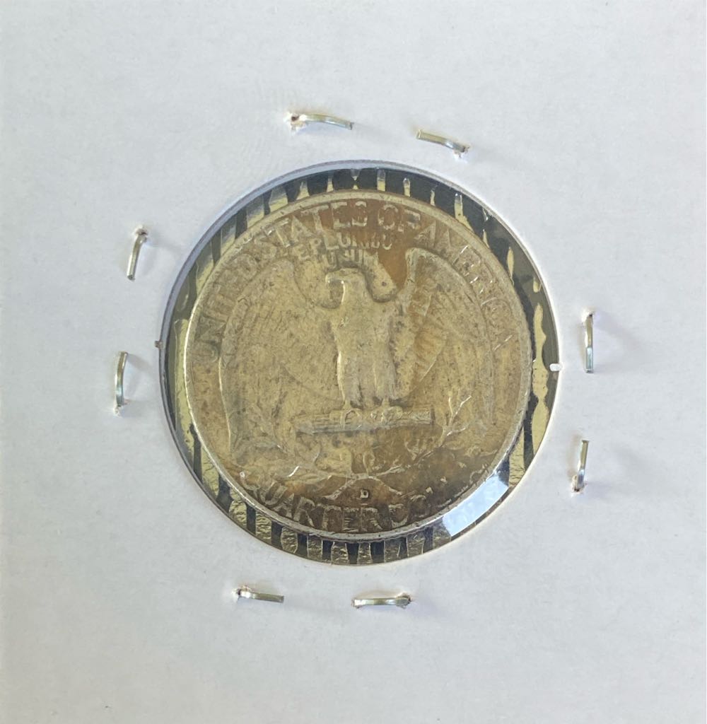 Washington Silver Quarter 1962 D  coin collectible - Main Image 2