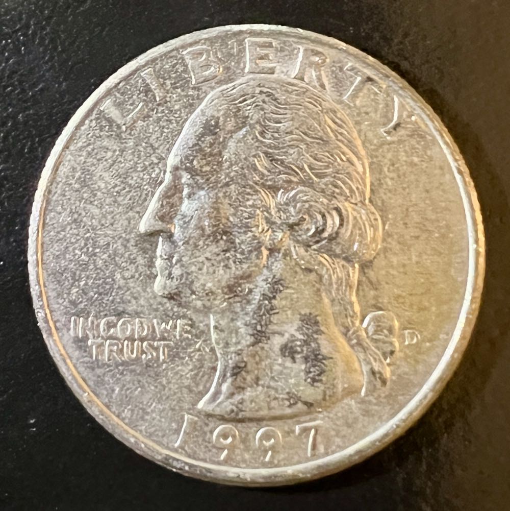 1997-D Washington Quarter  coin collectible - Main Image 1