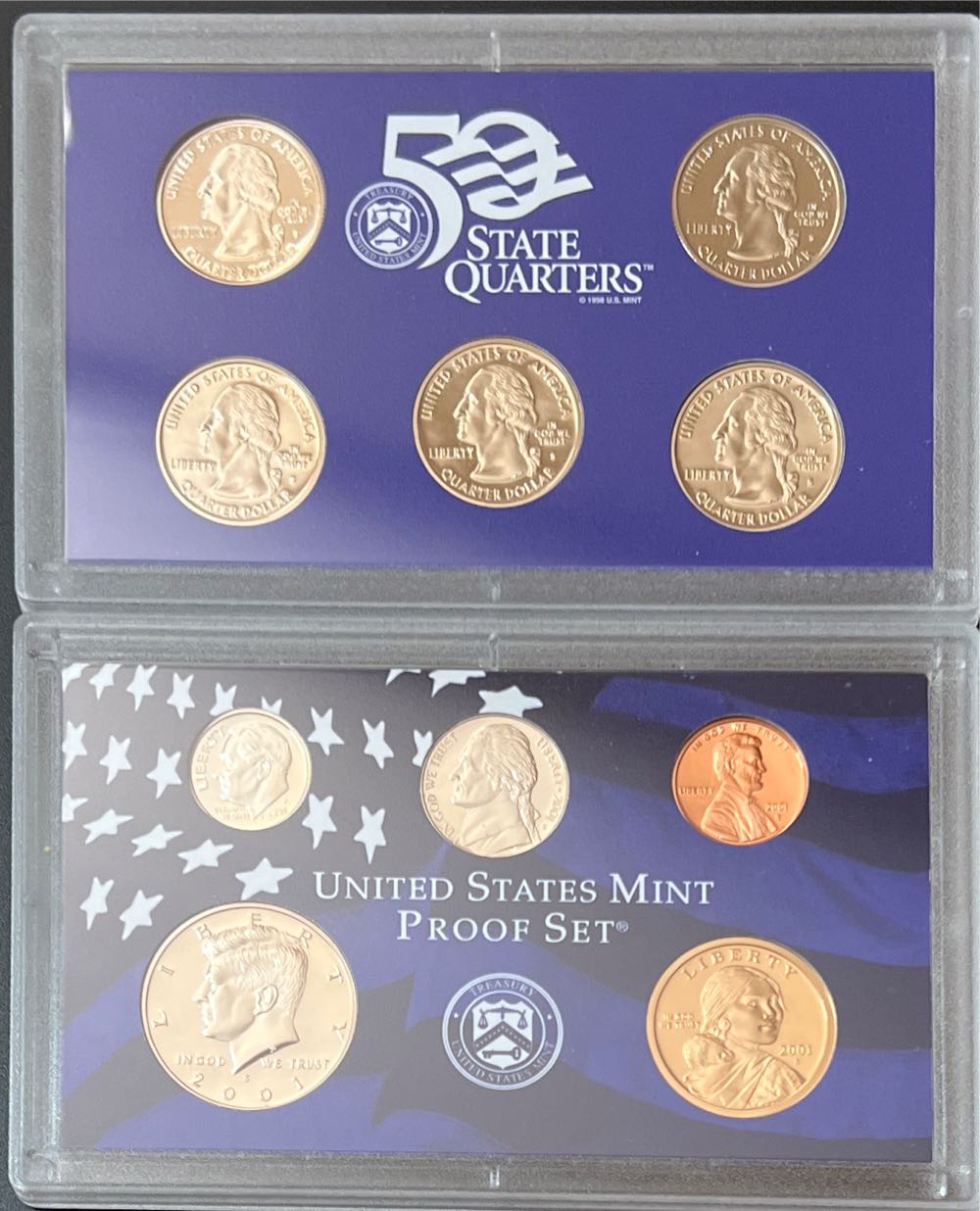 2001 United States Mint Proof Set  coin collectible - Main Image 2