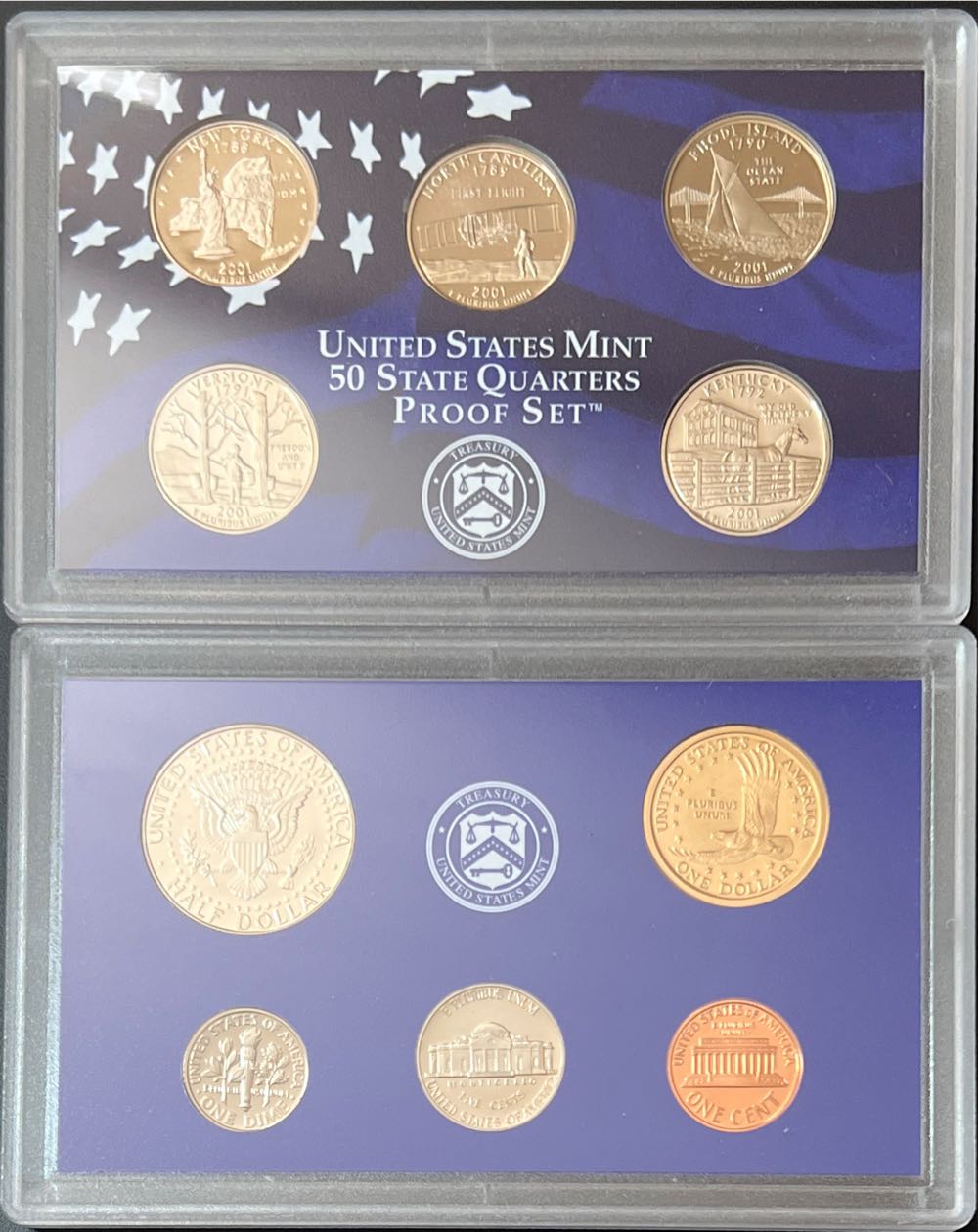 2001 United States Mint Proof Set  coin collectible - Main Image 4