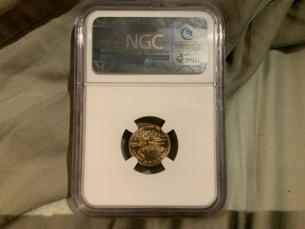 1991 $10 Eagle NGC MS69  coin collectible - Main Image 2