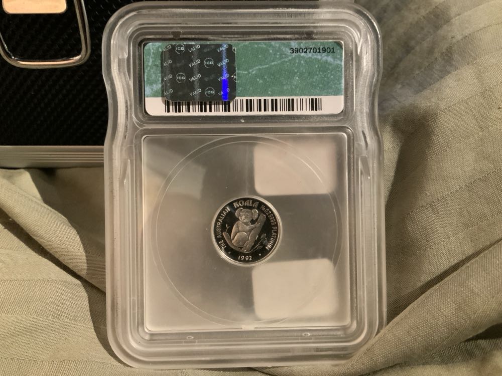 1992 $15 Australia Plat PR69 DCAM  coin collectible - Main Image 2