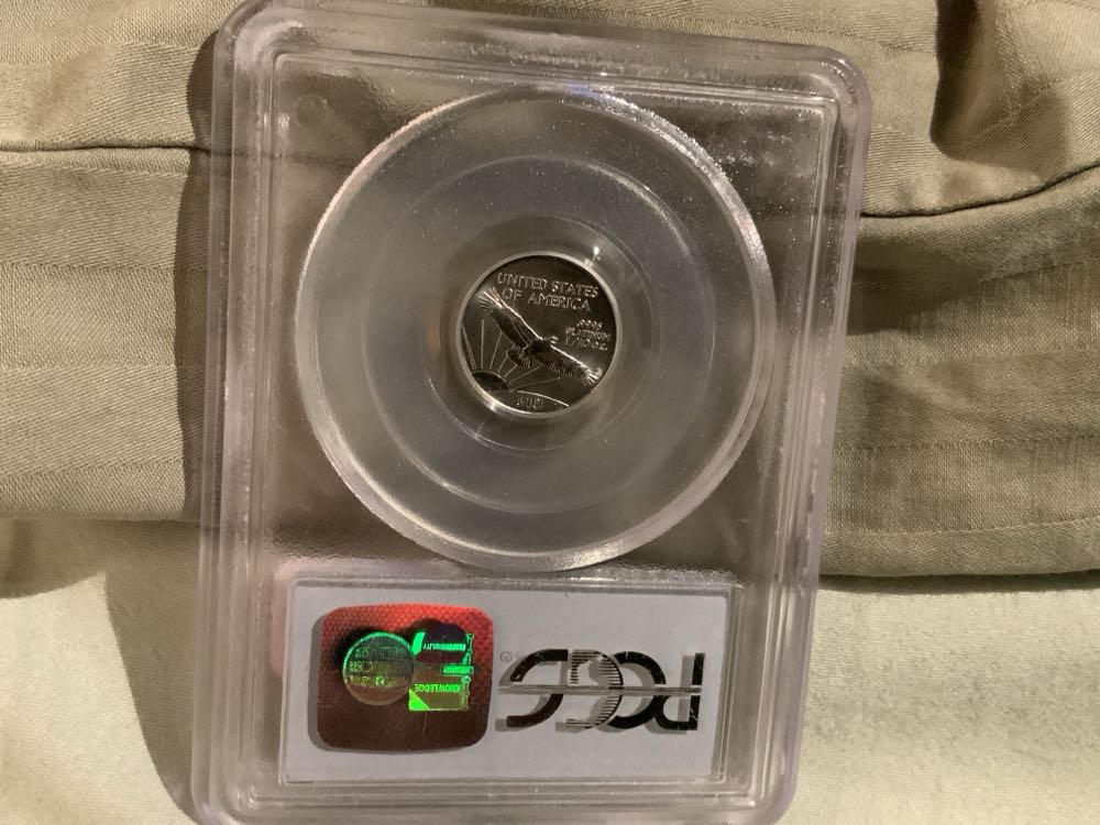 2007 $10 Platinum Eagle MS70 NGC  coin collectible - Main Image 2