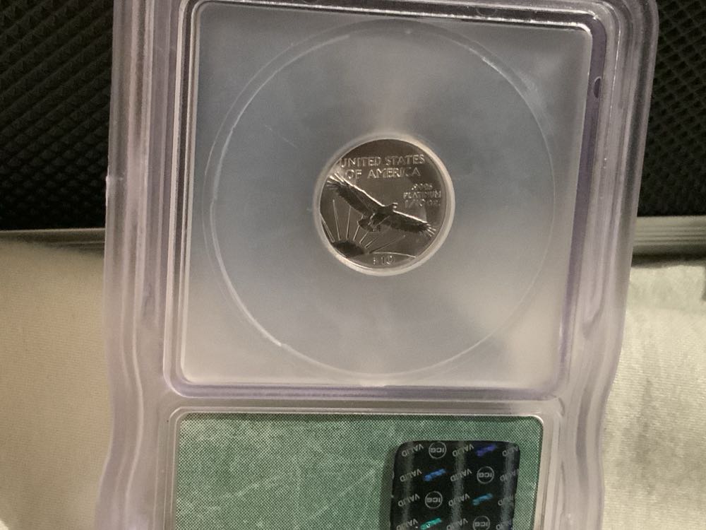 2000 $10 Platinum Eagle MS70 ICG  coin collectible - Main Image 2