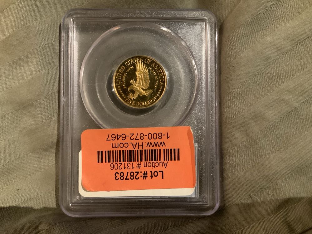 1986-W $5 St. Of Liberty PR69DCAM PCGS  coin collectible - Main Image 2