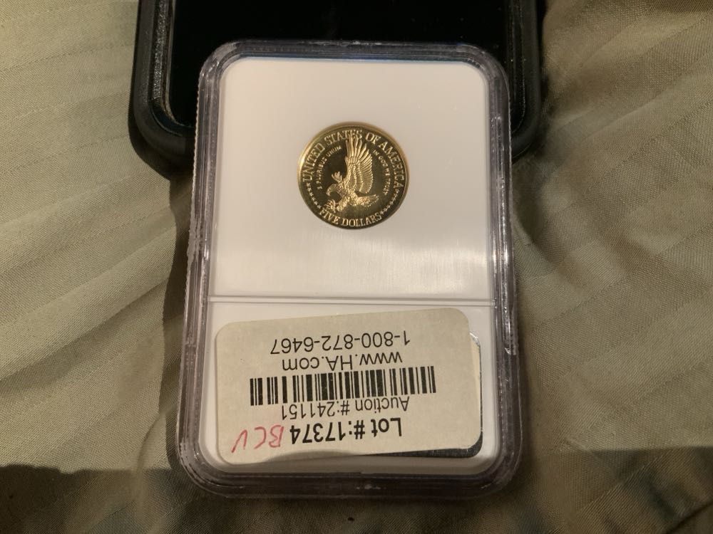 1986-W $5 St. Of Liberty PR69UC NGC  coin collectible - Main Image 2