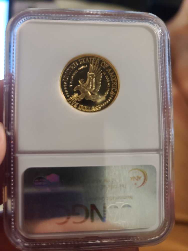 1986 $5 St. Of Liberty PF70 UC NGC  coin collectible - Main Image 2