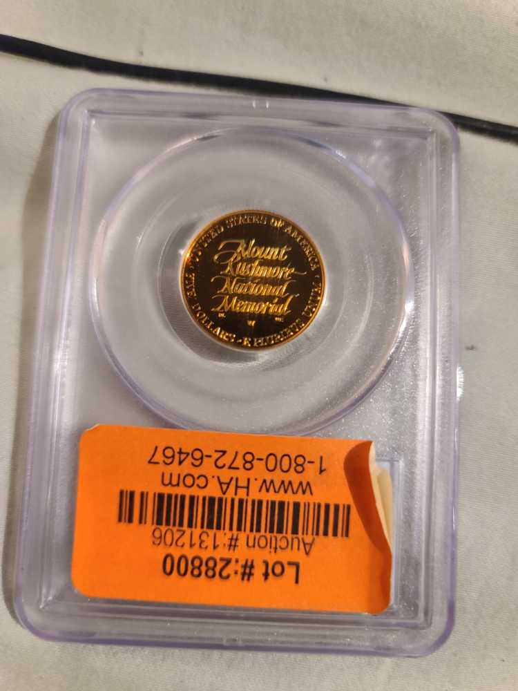 1991-W $5 Mount Rushmore PR69DCAM  coin collectible - Main Image 2