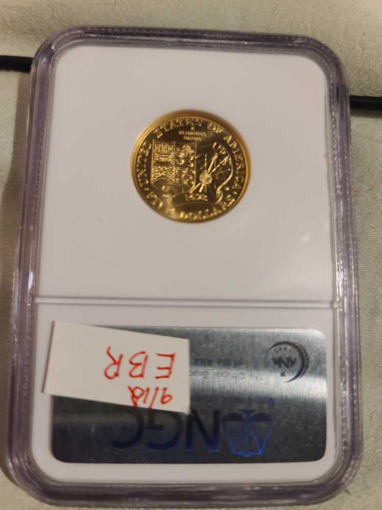1992-W $5 Columbus MS70 NGC  coin collectible - Main Image 2