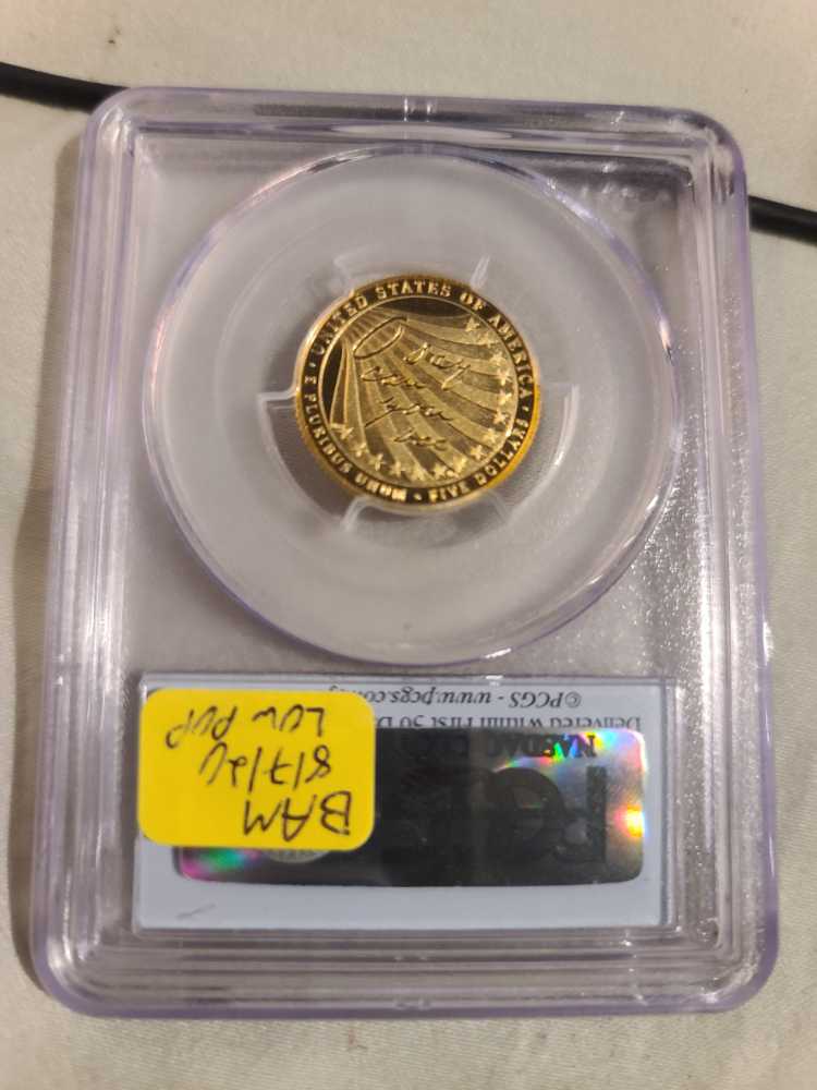 2012-W $5 Star Spangled Banner PR70DCAM PCGS  coin collectible - Main Image 2