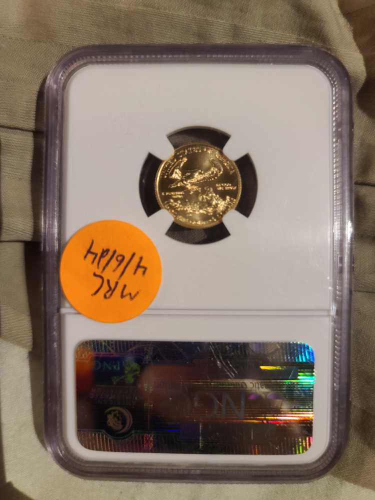 2009 $5 Gold Eagle MS70 PCGS 1st Strike  coin collectible - Main Image 2